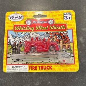 Popular Playthings NIB The original whirling wheel whistle